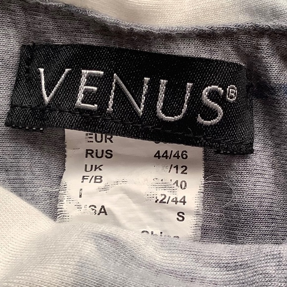 VENUS MAXI DRESS BLUE GREEN GREY tie dye ombre SZ Small - Picture 8 of 8